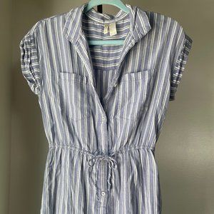 Stripe dress 100% cotton
